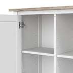 Meuble d'appoint Mayfield avec portes et rangement