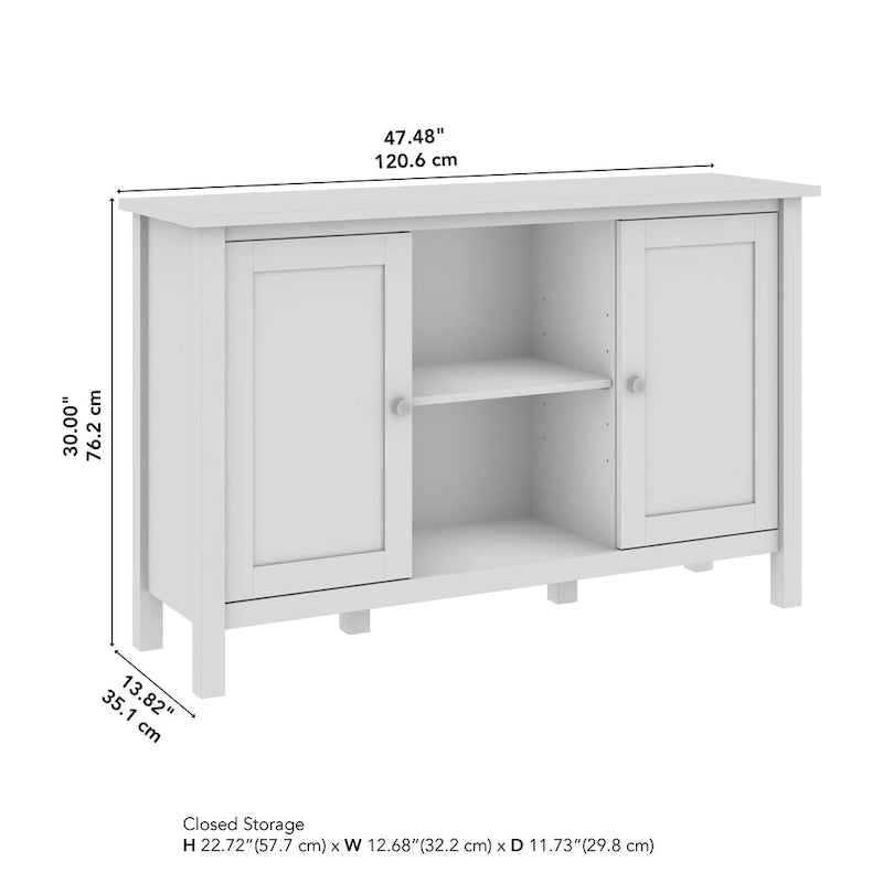 Meuble d'appoint Mayfield avec portes et rangement