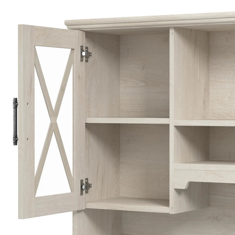 Bureau de ferme Lennox avec huche et meuble de rangement par