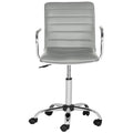 Chaise de bureau réglable en hauteur Kendra Blanche - 22.4 x 19.9 x 35.9 - 22.4 x 19.9 x 35.9 - 22Lx23Px40H