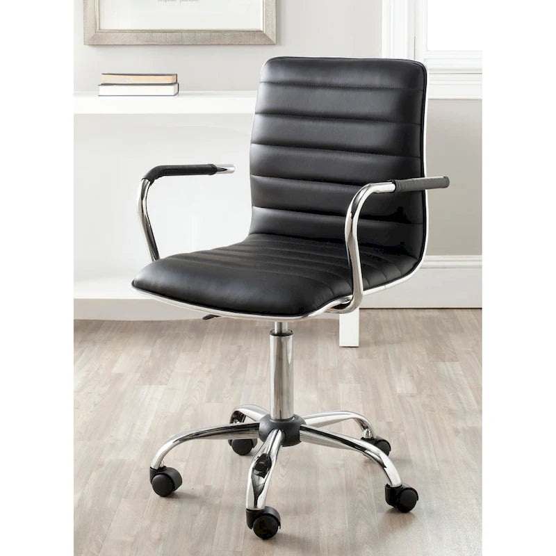 Chaise de bureau réglable en hauteur Kendra Blanche - 22.4 x 19.9 x 35.9 - 22.4 x 19.9 x 35.9 - 22Lx23Px40H