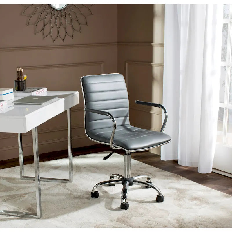 Chaise de bureau réglable en hauteur Kendra Blanche - 22.4 x 19.9 x 35.9 - 22.4 x 19.9 x 35.9 - 22Lx23Px40H