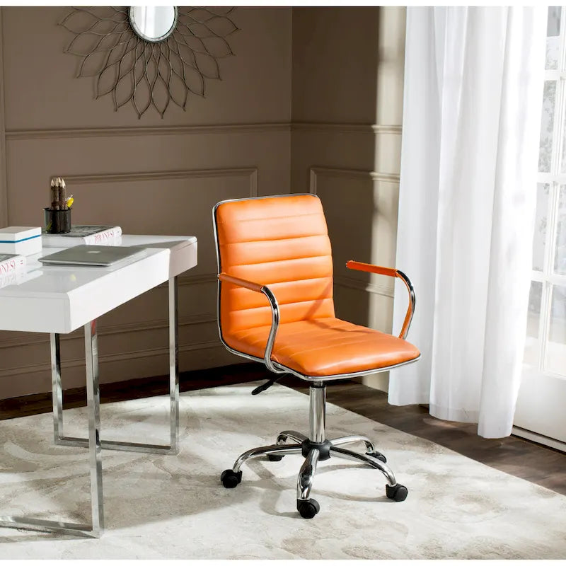 Chaise de bureau réglable en hauteur Kendra Blanche - 22.4 x 19.9 x 35.9 - 22.4 x 19.9 x 35.9 - 22Lx23Px40H