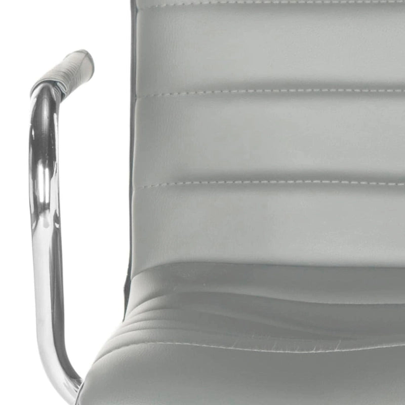 Chaise de bureau réglable en hauteur Kendra Blanche - 22.4 x 19.9 x 35.9 - 22.4 x 19.9 x 35.9 - 22Lx23Px40H