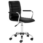 Chaise de bureau réglable en hauteur Kendra Blanche - 22.4 x 19.9 x 35.9 - 22.4 x 19.9 x 35.9 - 22Lx23Px40H