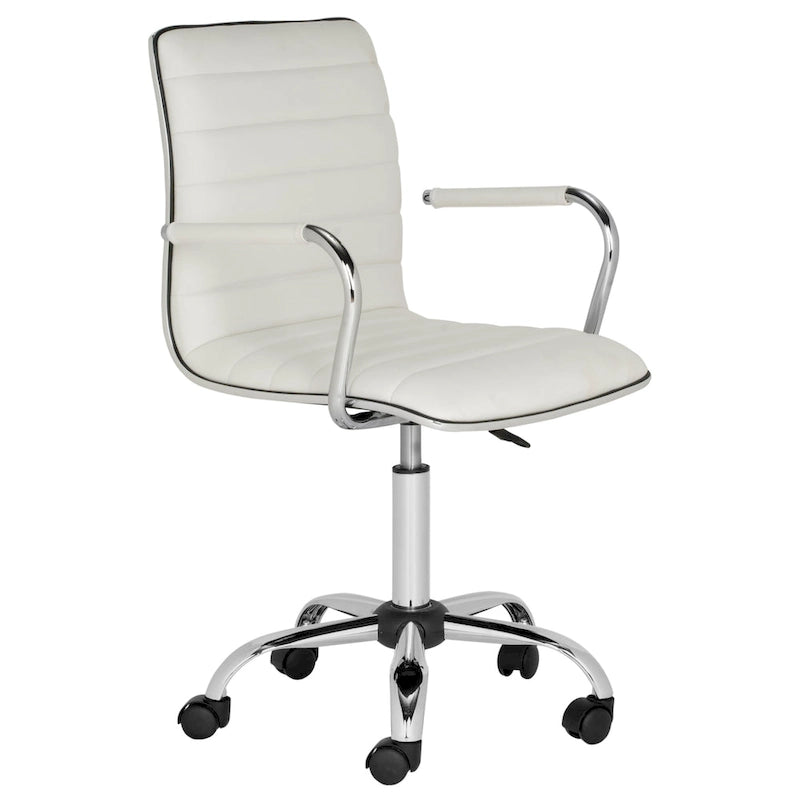 Chaise de bureau réglable en hauteur Kendra Blanche - 22.4 x 19.9 x 35.9 - 22.4 x 19.9 x 35.9 - 22Lx23Px40H