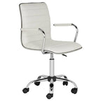 Chaise de bureau réglable en hauteur Kendra Blanche - 22.4 x 19.9 x 35.9 - 22.4 x 19.9 x 35.9 - 22Lx23Px40H