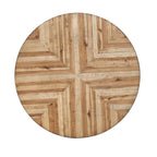 Table à manger ronde d'intérieur avec pieds en métal