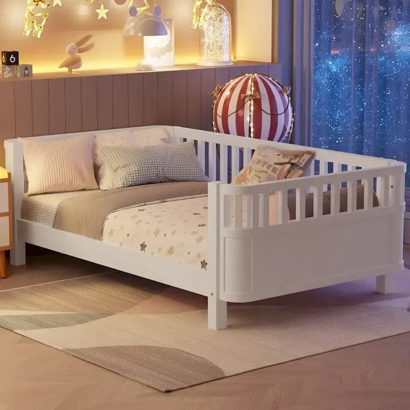 Lit bas en bois Lit plateforme en bois pour enfants