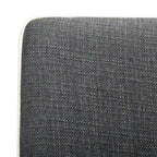 Chaise de salle à manger moderne blanche du milieu du siècle avec accoudoirs - 23,6 l x 21,6 P x 35,5 H - 24 l x 22 P x 36 H