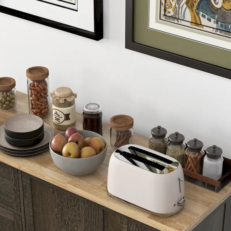 Îlot de cuisine roulant à trois armoires sur roulettes (tabouret non inclus)