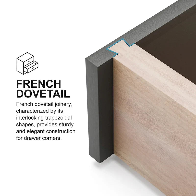 Chambre à coucher traditionnelle 6 pièces en bois massif