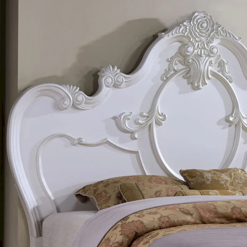 Chambre à coucher traditionnelle 6 pièces en bois massif