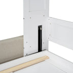 Queen Size Convertible Murphy Bed And Sofa - Space-Saving 2-in-1 Design with Integrated Storage, Dual-Piston Mechanism