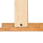Lit plateforme Queen size en bois de style élégant en chêne avec tête de lit pour chambre à coucher