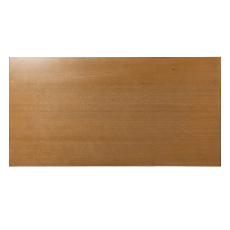 Table de salle à manger en bois naturel/gris de style ferme moderne