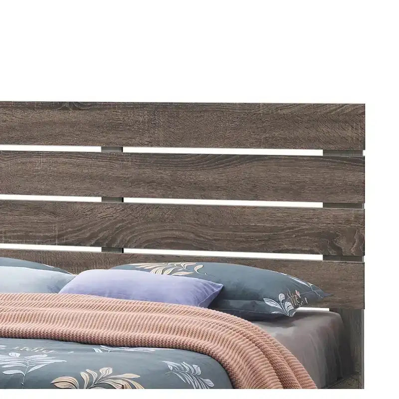 Lit plateforme Geary avec 2 tiroirs de rangement