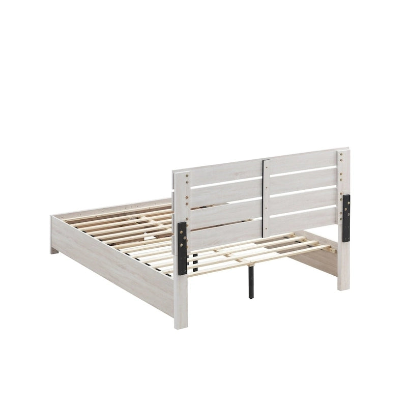 Lit plateforme Geary avec 2 tiroirs de rangement