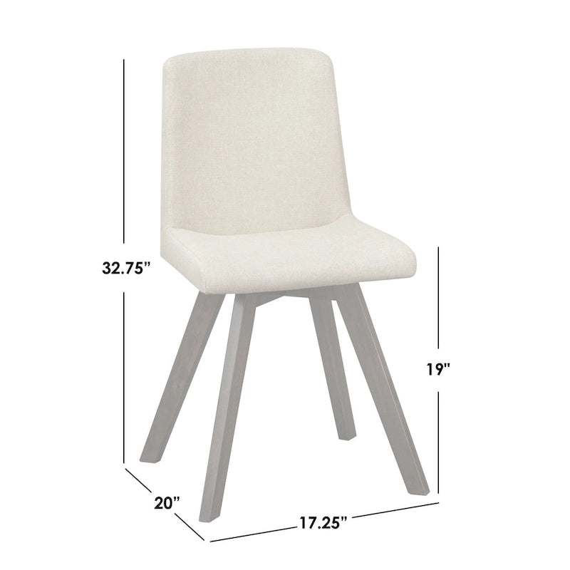 Chaises de salle à manger en bois massif Simple Living Clybourn (lot de 4)