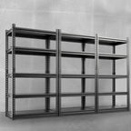 Étagères métalliques, rayonnage de garage robuste, paquet de 3