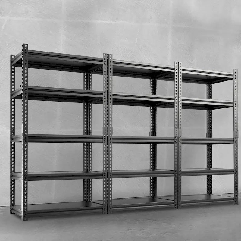 Étagères métalliques, rayonnage de garage robuste, paquet de 3