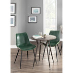 Carson Carrington   Industrial Vintage Faux Leather Dining Chair (Set of 2)