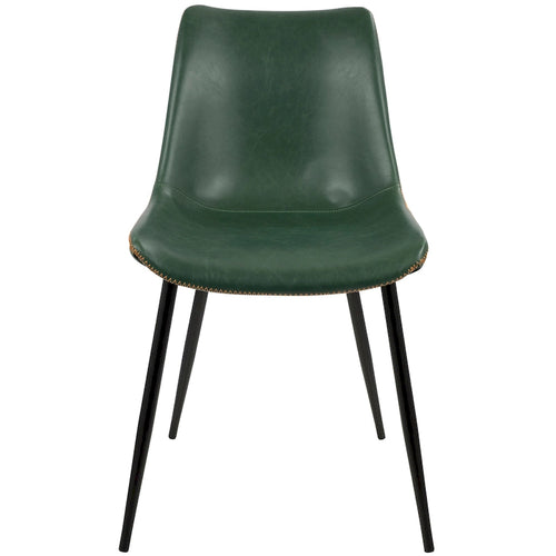 Chaise de salle à manger industrielle en similicuir d'inspiration vintage Carson Carrington (lot de 2)