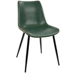 Chaise de salle à manger industrielle en similicuir d'inspiration vintage Carson Carrington (lot de 2)