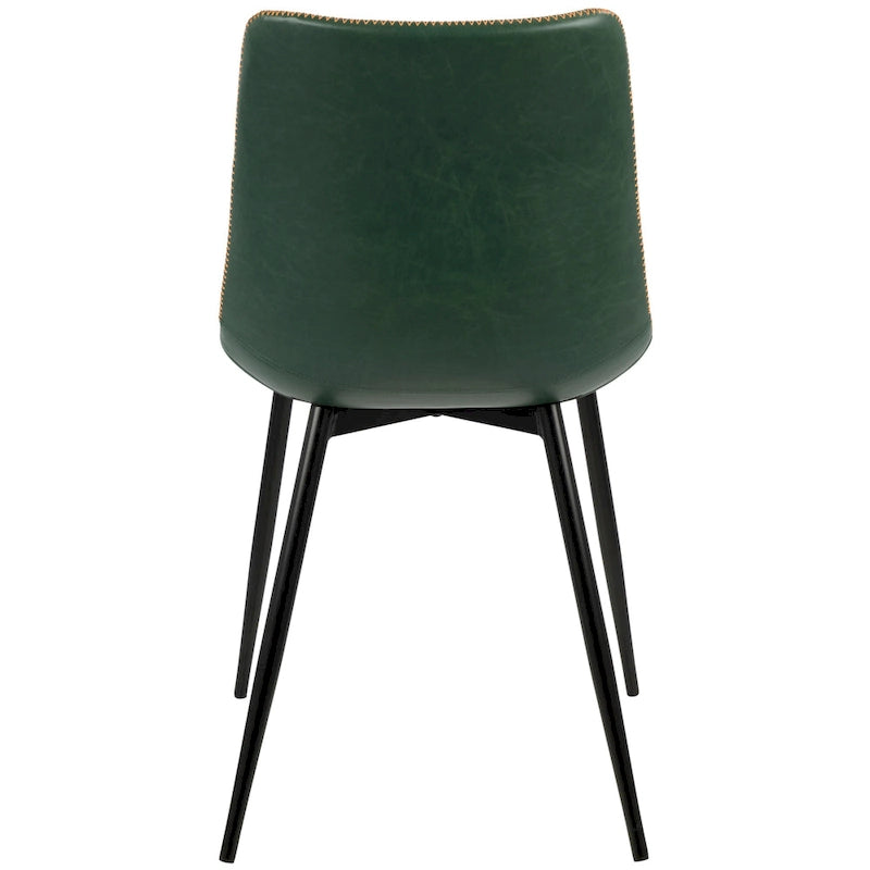Chaise de salle à manger industrielle en similicuir d'inspiration vintage Carson Carrington (lot de 2)