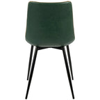 Chaise de salle à manger industrielle en similicuir d'inspiration vintage Carson Carrington (lot de 2)