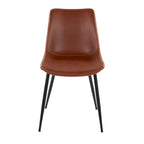 Chaise de salle à manger industrielle en similicuir d'inspiration vintage Carson Carrington (lot de 2)