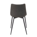 Chaise de salle à manger industrielle en similicuir d'inspiration vintage Carson Carrington (lot de 2)