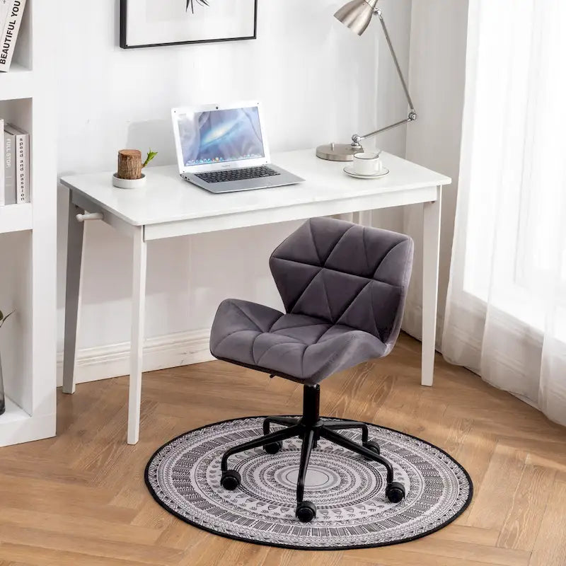 Chaise de bureau pivotante réglable Eldon capitonnée