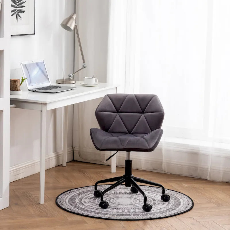 Chaise de bureau pivotante réglable Eldon capitonnée