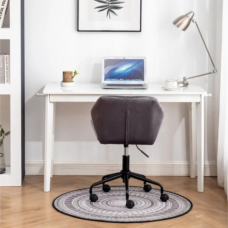 Chaise de bureau pivotante réglable Eldon capitonnée