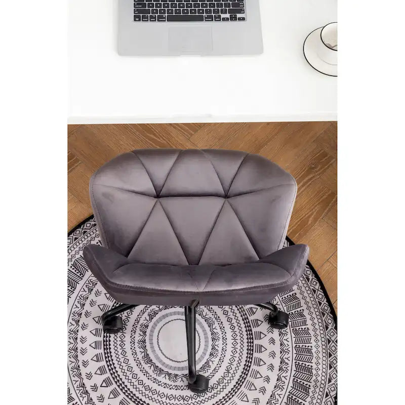 Chaise de bureau pivotante réglable Eldon capitonnée