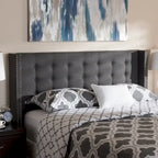 Contemporary Fabric Headboard by  