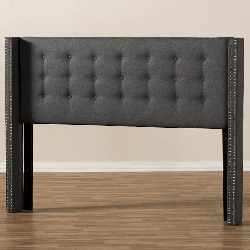 Tête de lit contemporaine en tissu de