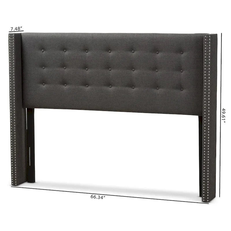 Tête de lit contemporaine en tissu de
