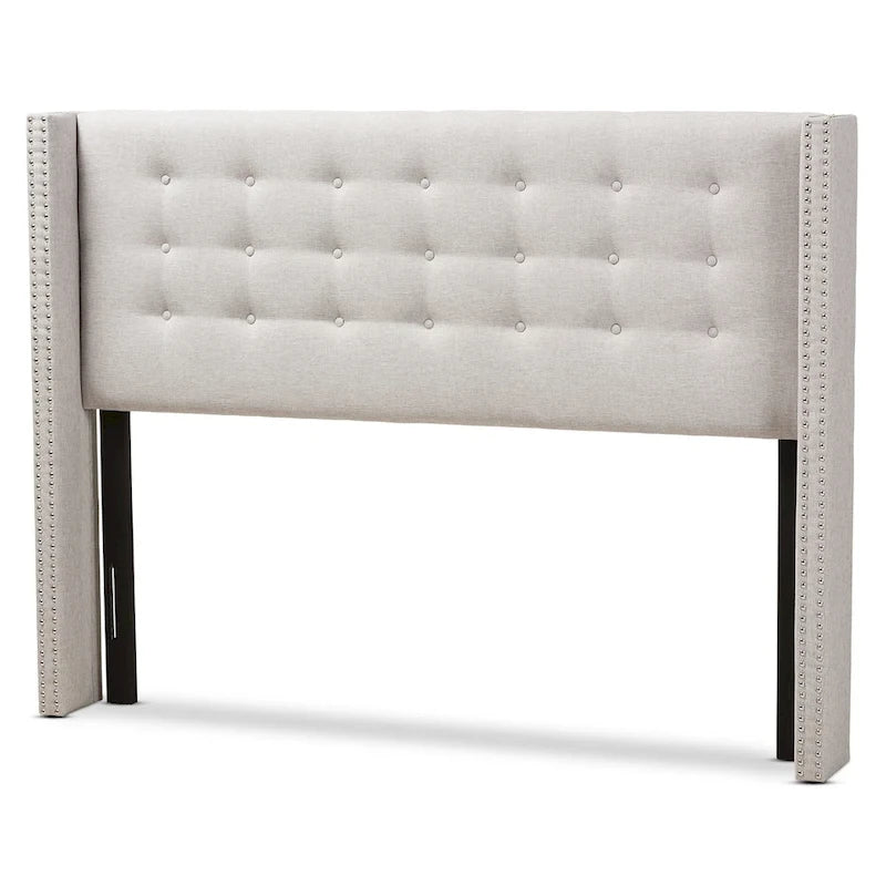Tête de lit contemporaine en tissu de