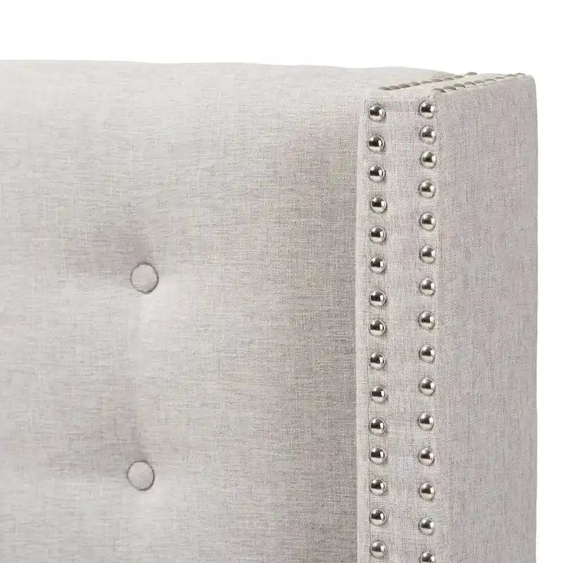 Tête de lit contemporaine en tissu de