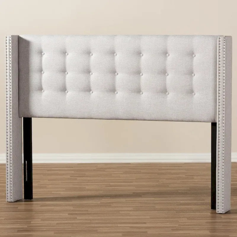 Tête de lit contemporaine en tissu de