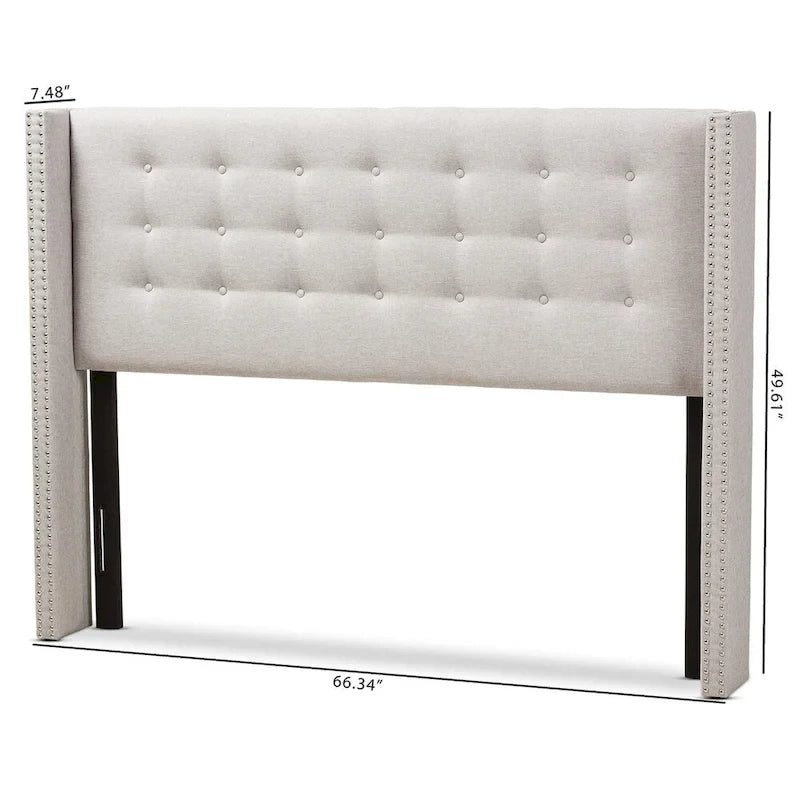 Tête de lit contemporaine en tissu de