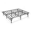 Priage by   SmartBase Compack Black Metal Mattress Foundation