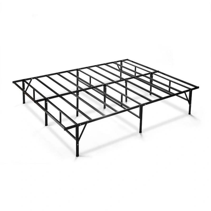 Priage by   SmartBase Compack Black Metal Mattress Foundation