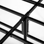 Priage by SmartBase Compack Sommier en métal noir