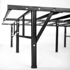 Priage by SmartBase Compack Sommier en métal noir