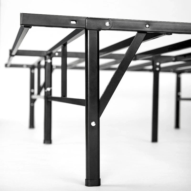 Priage by SmartBase Compack Sommier en métal noir