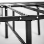 Priage by SmartBase Compack Sommier en métal noir