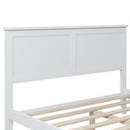 Lit plateforme complet moderne en bois pour chambre à coucher